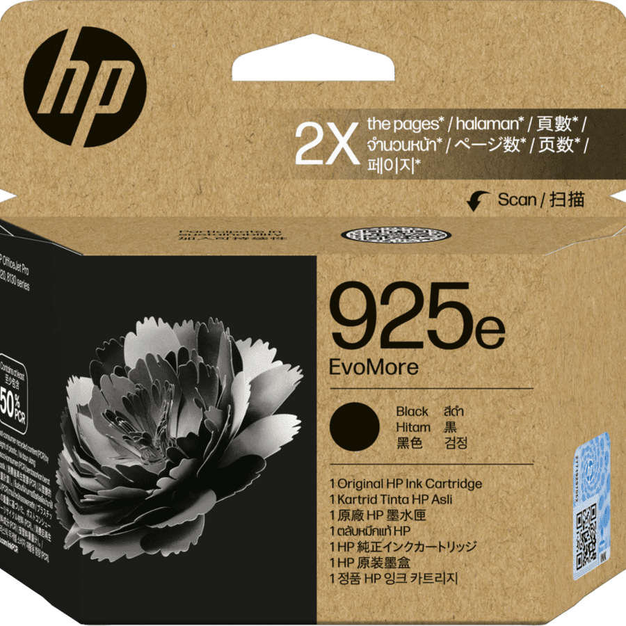 HP 925e EvoMore Black Original Ink Cartridge (4K0W3PE)