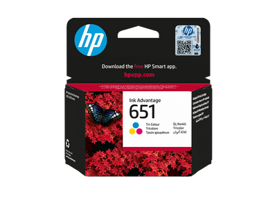 HP 651 Tri-color Original Ink Advantage Cartridge (C2P11AE)