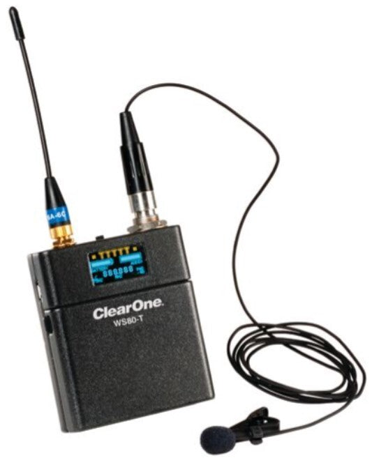 Clearone Lavalier Omni Microphone for Beltpack | 910-6004-010 | Warranty Included