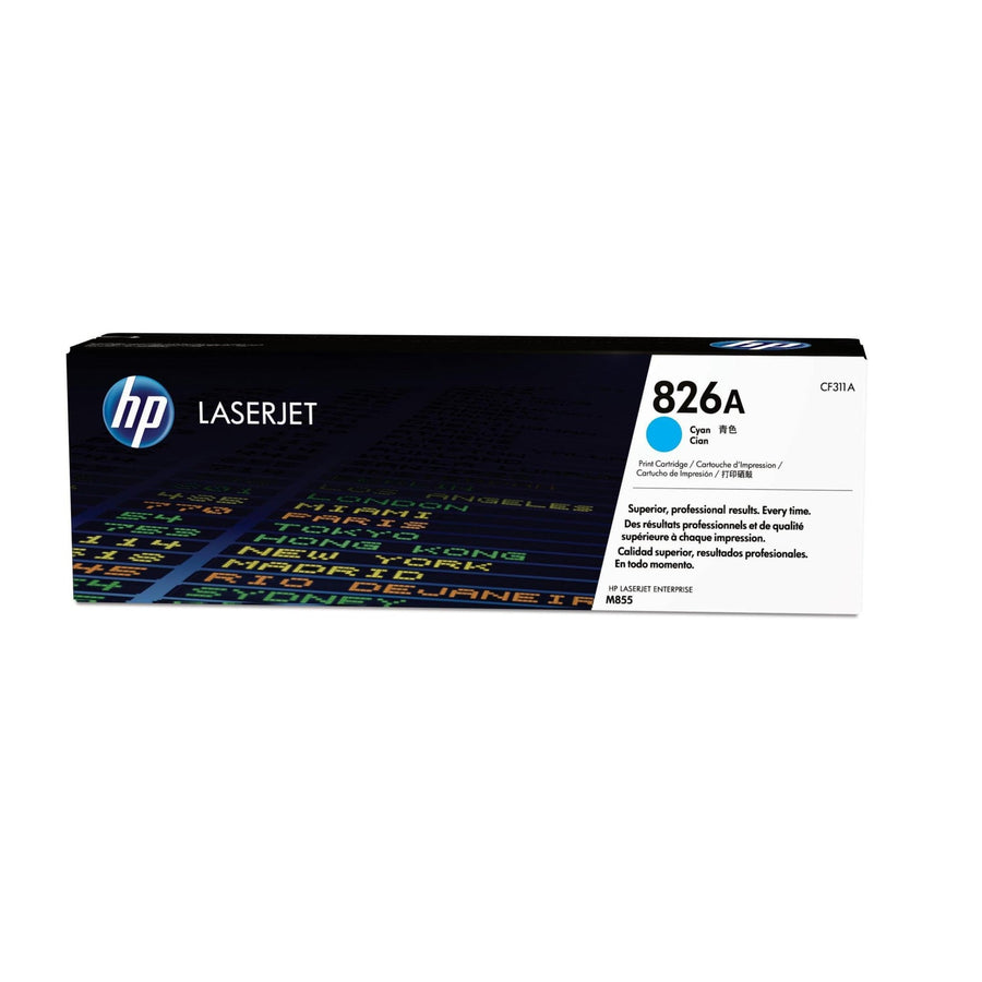 HP 826A Cyan Original LaserJet Toner Cartridge (CF311A)