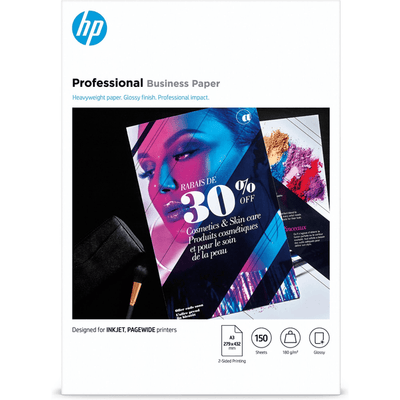 HP Professional Multi-use Glossy FSC Paper 180 gsm-150 sht/A3/297 x 420 mm (7MV84A)