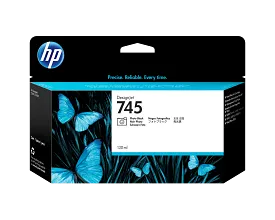 HP 745 130-ml DesignJet Photo Black Ink Cartridge (F9J98A)