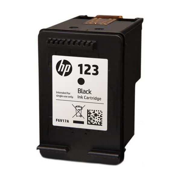 HP 123 Black Original Ink Cartridge (F6V17AE)