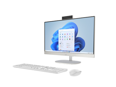 HP 24-cr0033 All-in-One | Intel Core i3-1315 | 8GB RAM | 512GB SSD | FreeDOS | White | Non-Touch | SKU: A2PL0EA#ABV | Official Warranty UAE