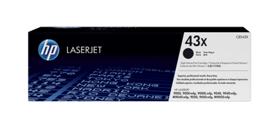 HP 43X High Yield Black Original LaserJet Toner Cartridge (C8543X)