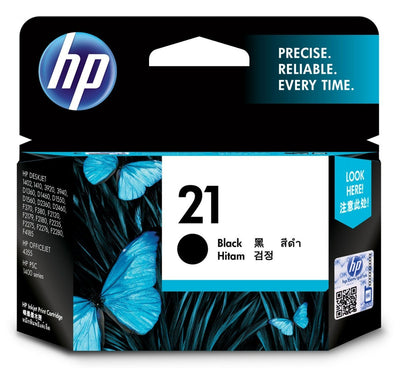 HP 21 Black Original Ink Cartridge (C9351AE)