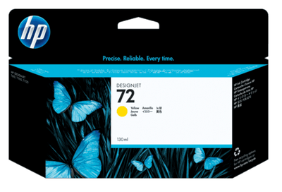 HP 72 130-ml Yellow DesignJet Ink Cartridge (C9373A)