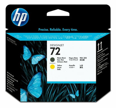 HP 72 Matte Black and Yellow DesignJet Printhead (C9384A)
