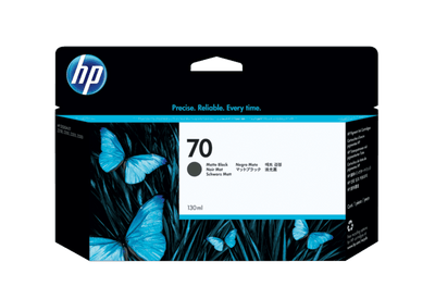 HP 70 130-ml Matte Black DesignJet Ink Cartridge (C9448A)