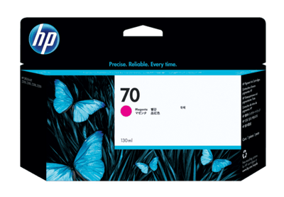 HP 70 130-ml Magenta DesignJet Ink Cartridge (C9453A)