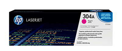 HP 304A Magenta Original LaserJet Toner Cartridge (CC533A)