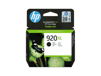 HP 920XL High Yield Black Original Ink Cartridge (CD975AE)