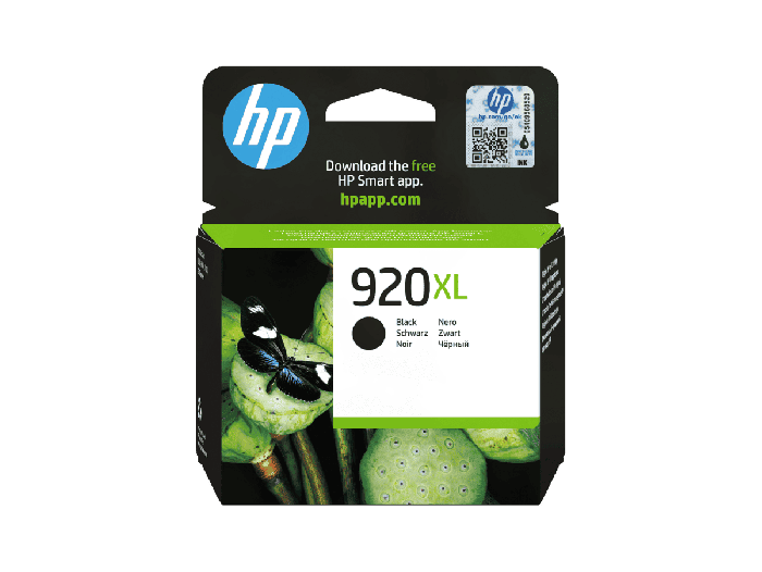 HP 920XL High Yield Black Original Ink Cartridge (CD975AE)