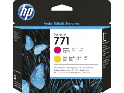 HP 771 Magenta/Yellow DesignJet Printhead (CE018A)