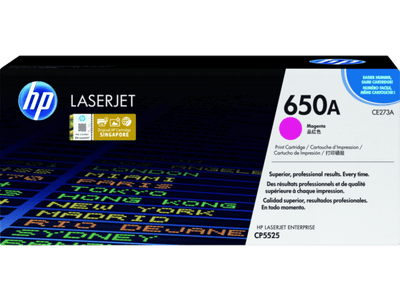 HP 650A Magenta Original LaserJet Toner Cartridge (CE273A)