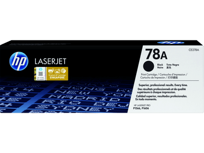 HP 78A Black Original LaserJet Toner Cartridge (CE278A)