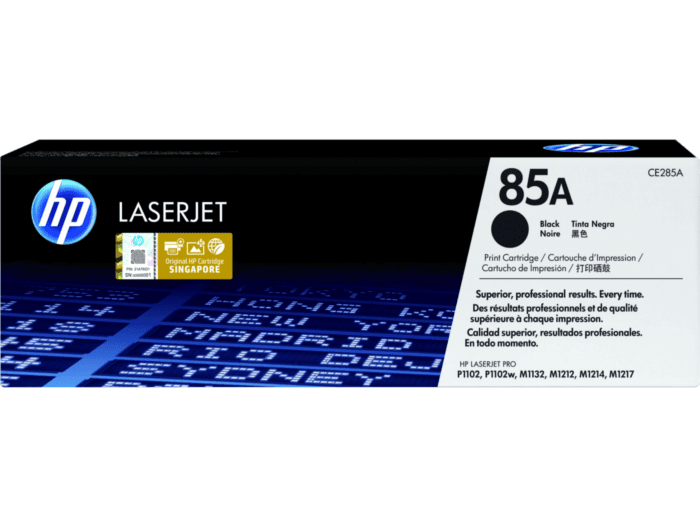 HP 85A Black Original LaserJet Toner Cartridge (CE285A)
