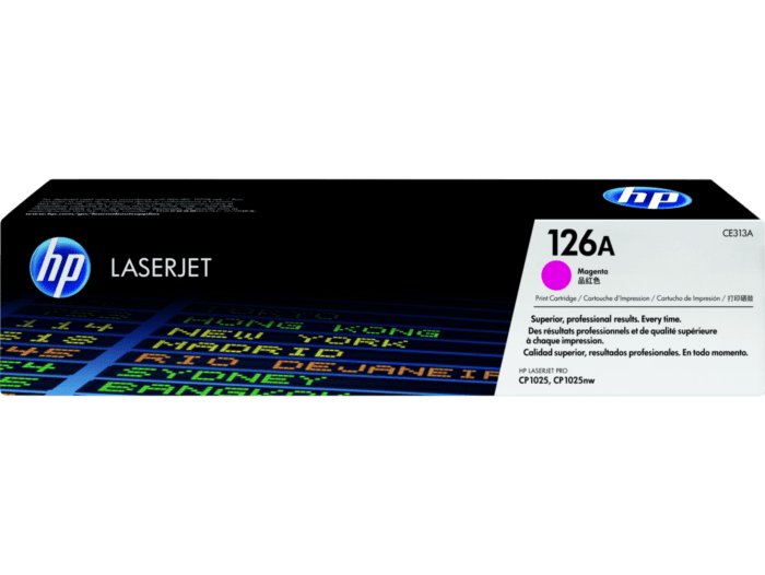 HP 126A Magenta Original LaserJet Toner Cartridge (CE313A)