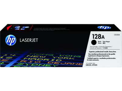 HP 128A Black Original LaserJet Toner Cartridge (CE320A)