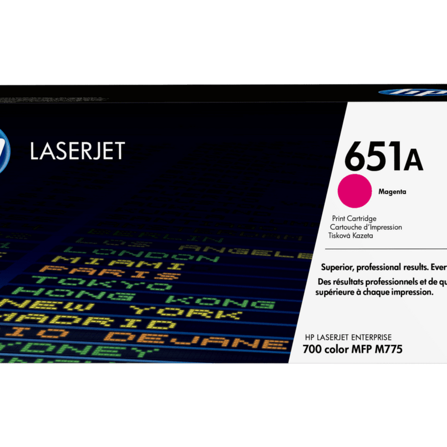 HP 651A Magenta Original LaserJet Toner Cartridge (CE343A)