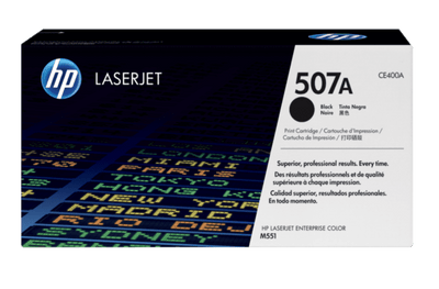 HP 507A Black Original LaserJet Toner Cartridge (CE400A)