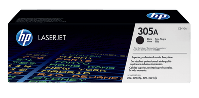 HP 305A Black Original LaserJet Toner Cartridge (CE410A)