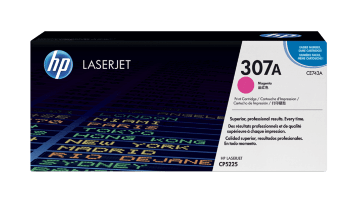 HP 307A Magenta Original LaserJet Toner Cartridge (CE743A)