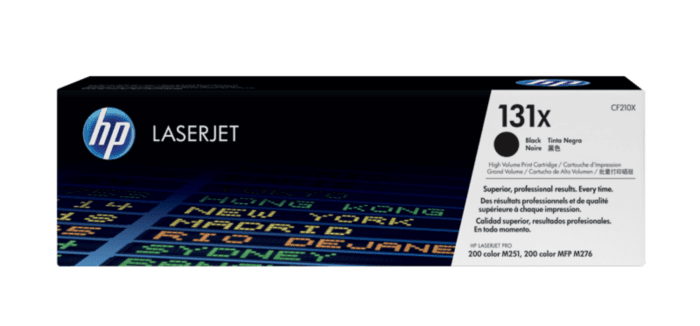 HP 131X High Yield Black Original LaserJet Toner Cartridge (CF210X)