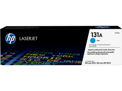 HP 131A Cyan Original LaserJet Toner Cartridge (CF211A)