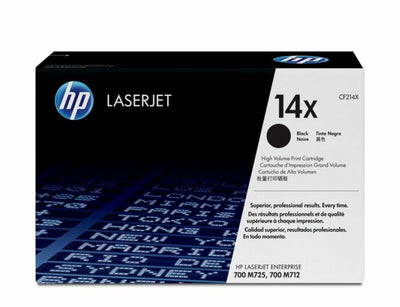 HP 14X High Yield Black Original LaserJet Toner Cartridge (CF214X)
