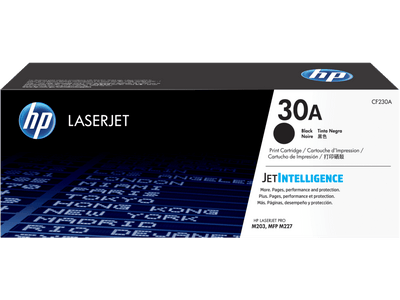 HP 30A Black Original LaserJet Toner Cartridge (CF230A)