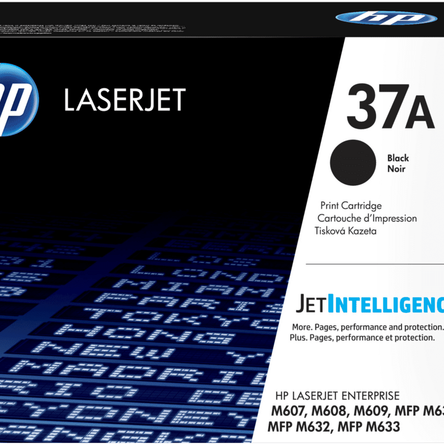 HP 37A Black Original LaserJet Toner Cartridge (CF237A)