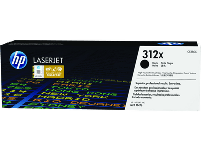 HP 312X High Yield Black Original LaserJet Toner Cartridge (CF380X)
