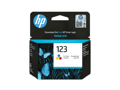 HP 123 Tri-color Original Ink Cartridge (F6V16AE)