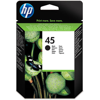 HP 45 Large Black Original Ink Cartridge (51645AE)