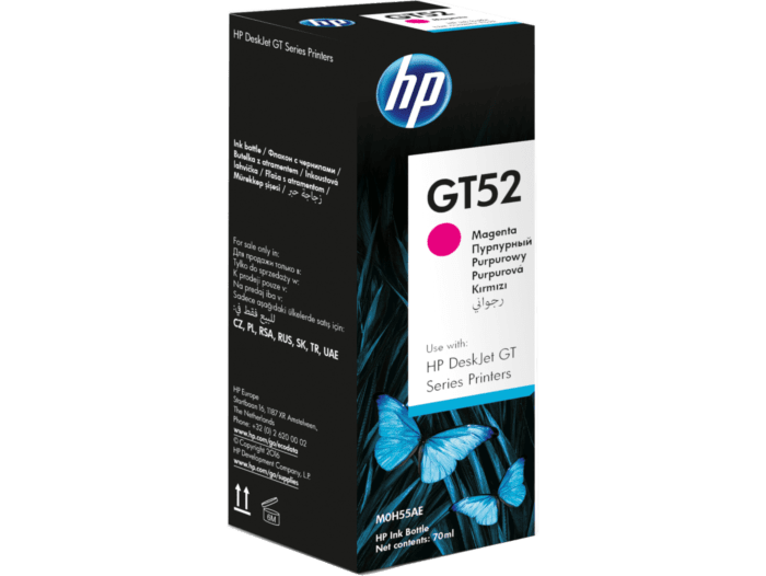 HP GT52 Magenta Original Ink Bottle (M0H55AE)