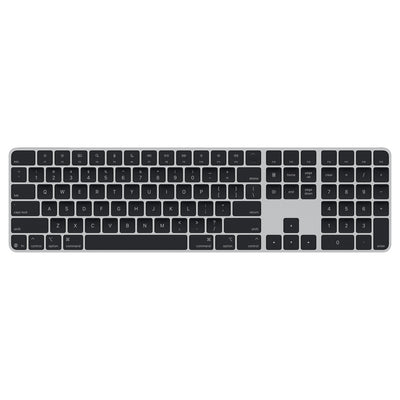 Apple Magic Keyboard | Touch ID | Wireless | Rechargeable | Bluetooth | USB-C to Lightning Cable | White | 1-Year Apple Warranty