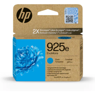 HP 925e EvoMore Cyan Original Ink Cartridge (4K0W0PE)