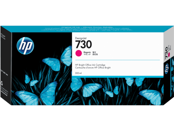HP 730 300-ml Magenta DesignJet Ink Cartridge (P2V69A)