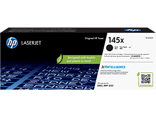 HP 145X High Yield Black Original LaserJet Toner Cartridge (W1450X)
