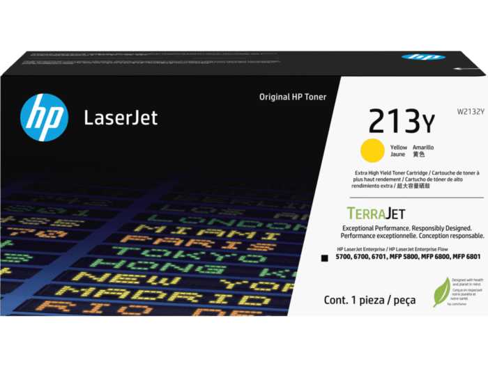 HP 213Y Ylw Original LaserJet Toner Crtg (W2132Y)