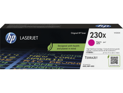 HP 230X Original Magenta LaserJet Toner Cartridge (W2303X)
