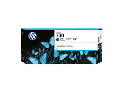 HP 730F 300-ml Matte Black DesignJet Ink Cartridge (1XB30A)