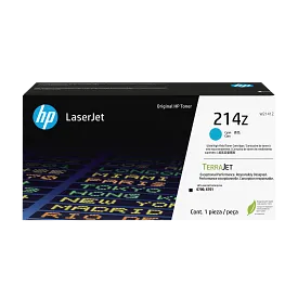 HP 214Z Cyn Original LaserJet Toner Crtg (W2141Z)