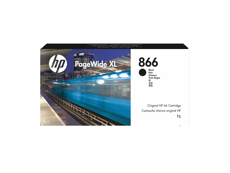 HP 866 1-liter Black PageWide XL Ink Cartridge (3ED94A)