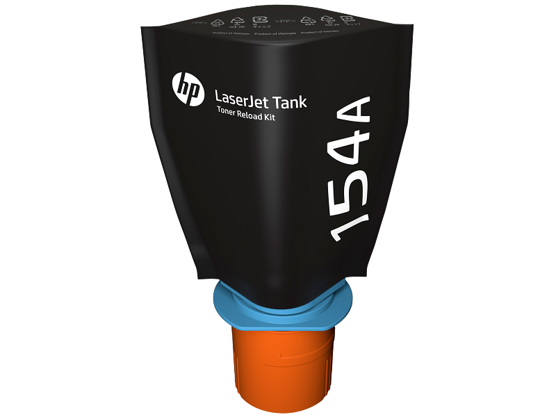 HP 154A Black Original LaserJet Tank Toner Reload Kit (W1540A)