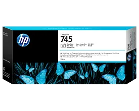 HP 745 300-ml DesignJet Photo Black Ink Cartridge (F9K04A)