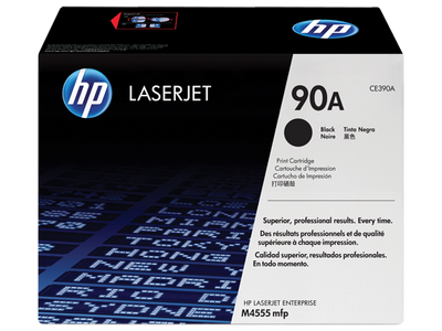 HP 90A Black Original LaserJet Toner Cartridge (CE390A)