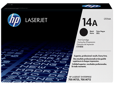 HP 14A Black Original LaserJet Toner Cartridge (CF214A)