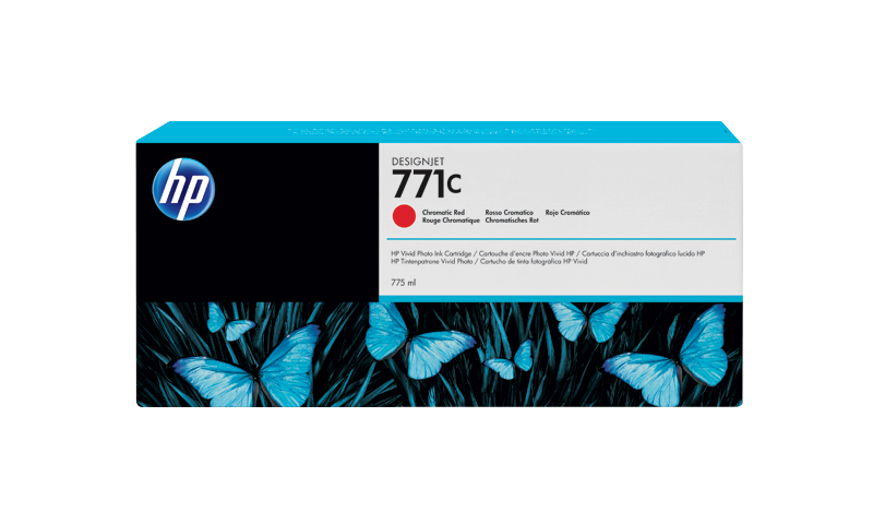 HP 771C 775-ml Chromatic Red DesignJet Ink Cartridge (B6Y08A)